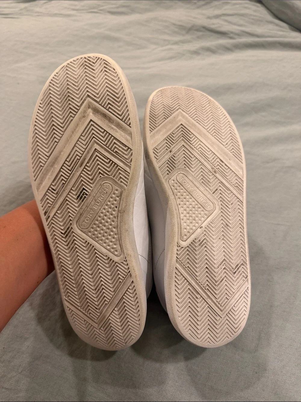 Tory Burch White Leather Women’s Sneakers